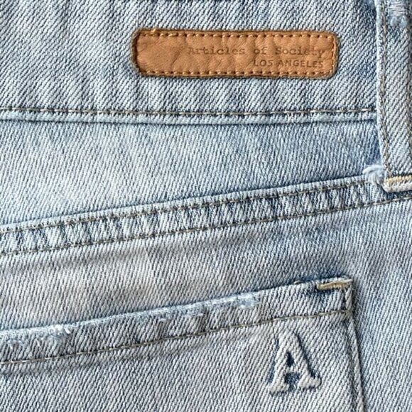 ARTICLES OF SOCIETY Bermuda Jean Shorts - Size 29 - Picture 4 of 9